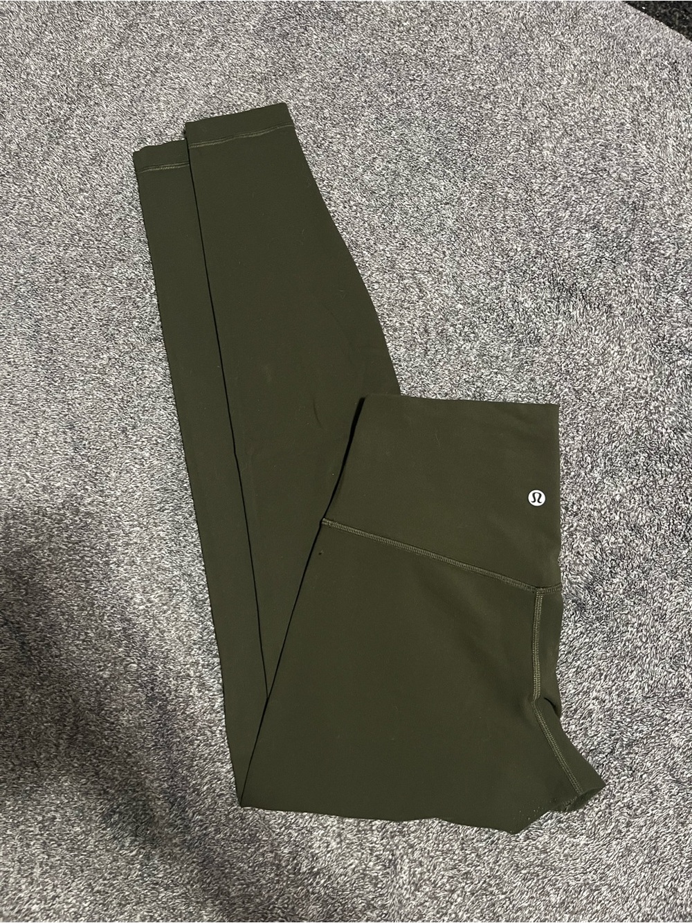 lululemon athletica Kids Olive/Deep Green Athletic Leggings